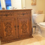 bathroom vanity and toilet renovation